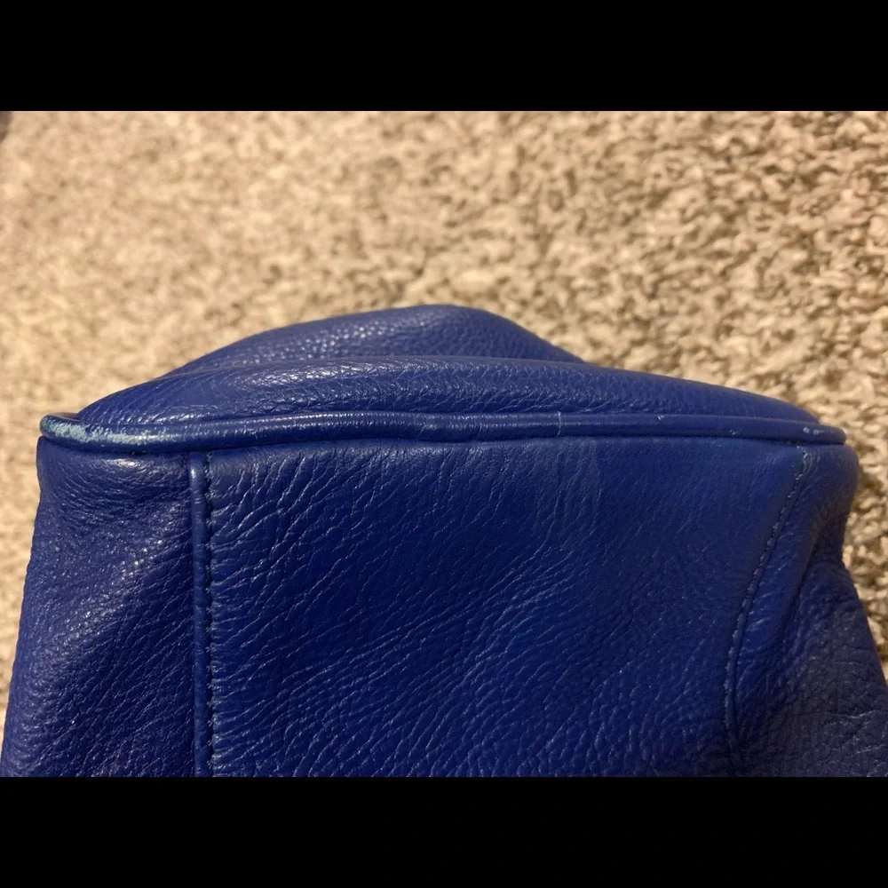 Tory Burch blue Thea satchel